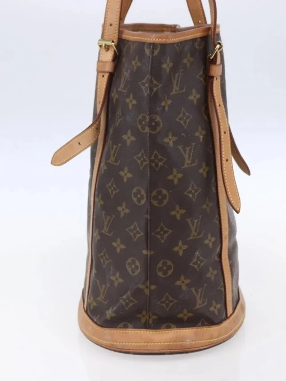 LOUIS VUITTON Monogram Bucket GM Shoulder Bag M42236 LV Auth 153920